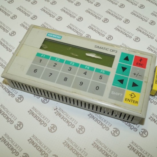 6AV3503-1DB10 Siemens Simatic OP3 Operator Panel