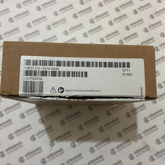 Siemens SIMATIC S7-300 PLC Modülü 6ES7 312-1AE14-0AB0