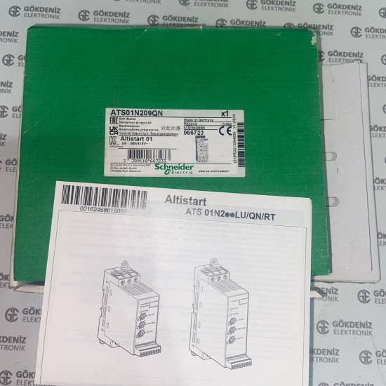 Schneider ATS01N209QN 9 Amper 4kW Soft Starter