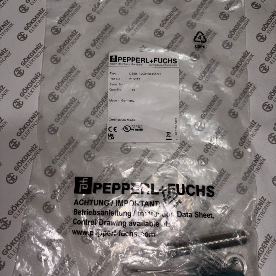 Pepperl+Fuchs CBB4-12GH60-E2-V1 Kapasitif Yakınlık Sensörü