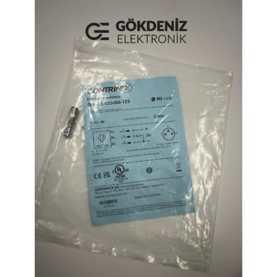Contrinex DW-AS-623-M8-123 PNP NO/NC Endüktif Sensör IO-Link