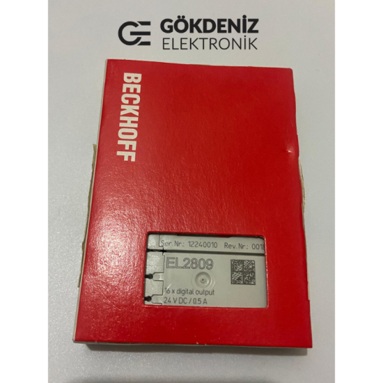Beckhoff EL2809 16-Kanallı Dijital Çıkış Terminali