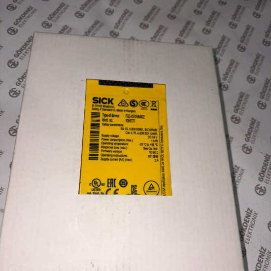 SICK FX3-XTDS84002 Flexi Soft Güvenlik Giriş/Çıkış Modülü