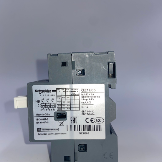 Schneider Electric EasyPact TVS GZ1E05 Motor Koruma Şalteri (0.63-1A)