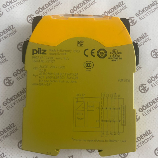 PILZ PNOZ S7 Güvenlik Rölesi - Güvenilir Emniyet Çözümü