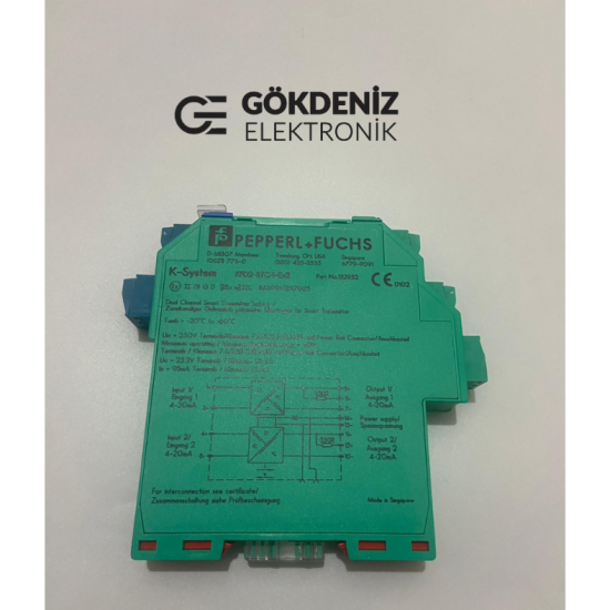 Pepperl+Fuchs KFD2-STC4-Ex2 Çift Kanallı Transmitter İzolatörü