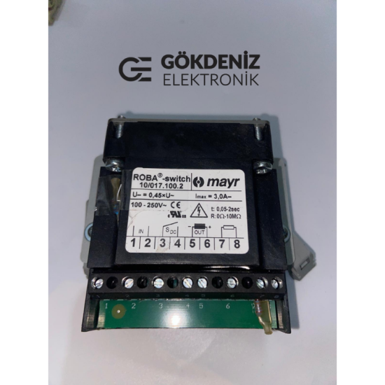 Mayr ROBA-switch 10/017.100.2 Hızlı Doğrultucu ve Anahtarlama Modülü