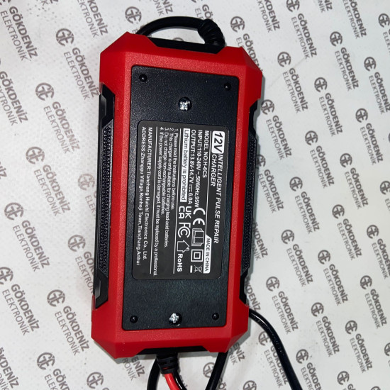 Corebox 12V 6A Akıllı Nabız Onarım Şarj Cihazı