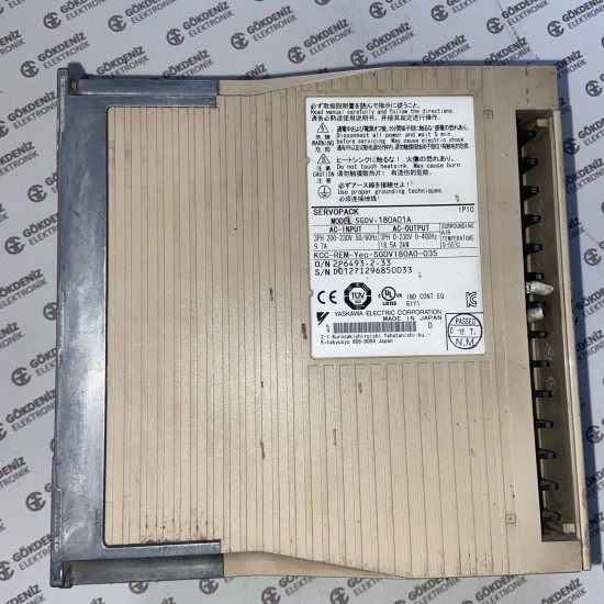 Yaskawa SGDV-180A01A Sürücü