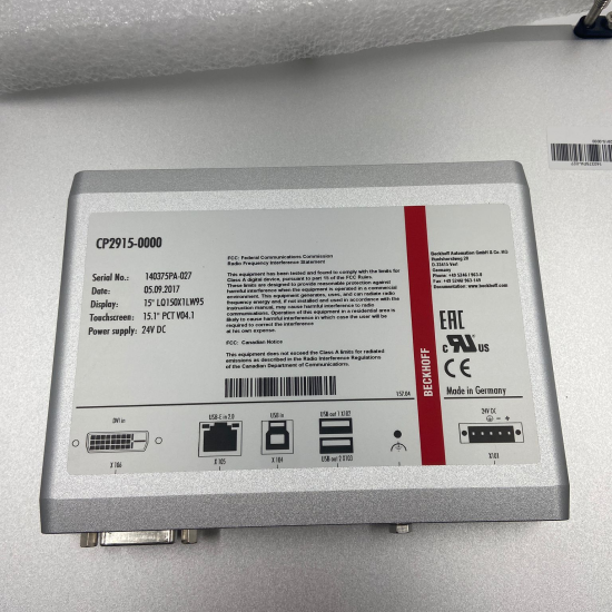 Beckhoff CP2915-0000 Panel PC - 15"
