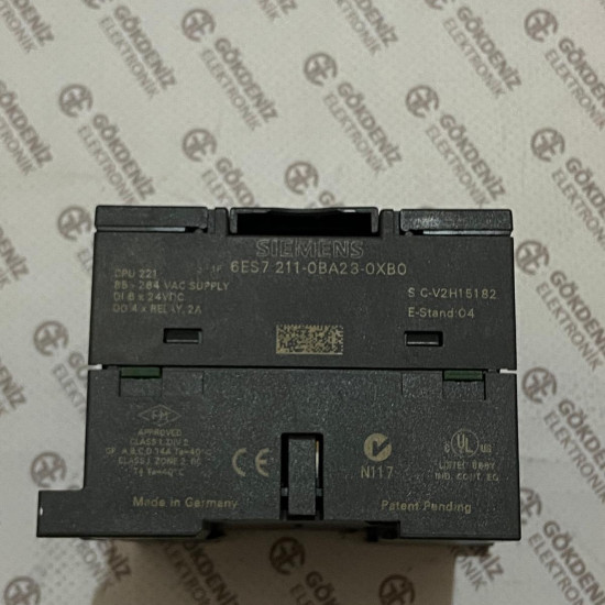 Siemens SIMATIC S7-200 CPU 221 PLC - 6ES7211-0BA23-0XB0