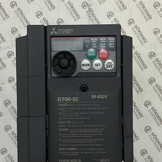 Mitsubishi Electric FR-D740-022SC-EC D700 Serisi Frekans Konvertörü