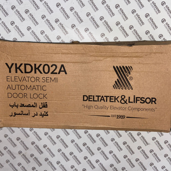 Deltatek & Lifsor YKDK02A Yarı Otomatik Asansör Kapı Kilidi