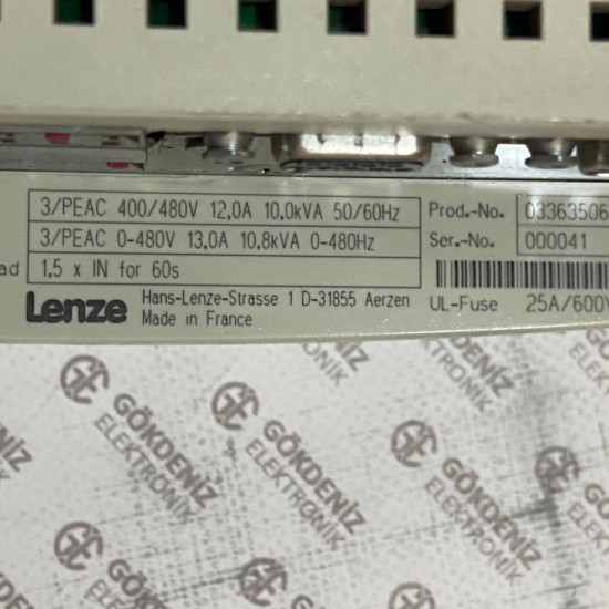 Lenze Güç Konvertör Modülü d-31855