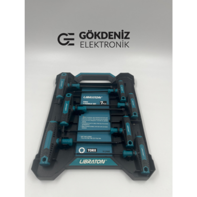 LIBRATON Torx T-Handle Set - 7 Parça Tork Anahtar Seti (912905)