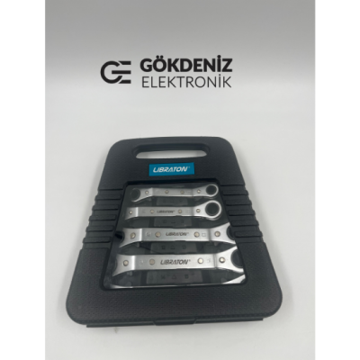 LIBRATON Cırcır Yıldız Anahtar Seti - 4 Parça (8-19mm)
