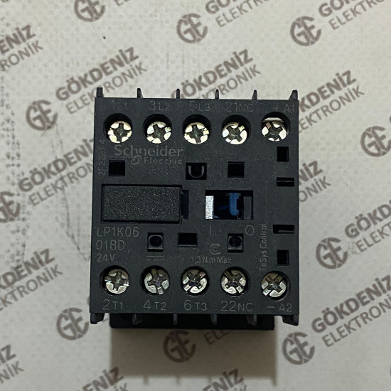 Schneider Electric LP1K0601BD TeSys Kontrol Kontaktörü - 24V DC