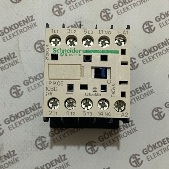 Schneider Electric LP1K0610BD TeSys Kontrol Kontaktörü - 24V DC