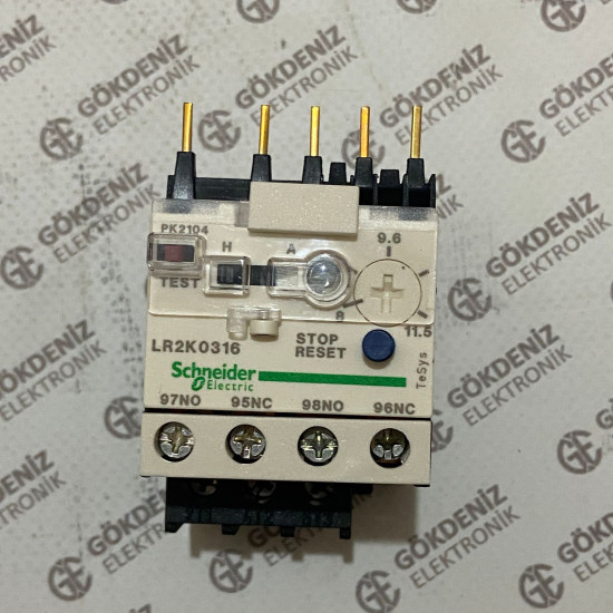 Schneider Electric LR2 K0316 TeSys Termik Aşırı Akım Rölesi - Motor Koruma