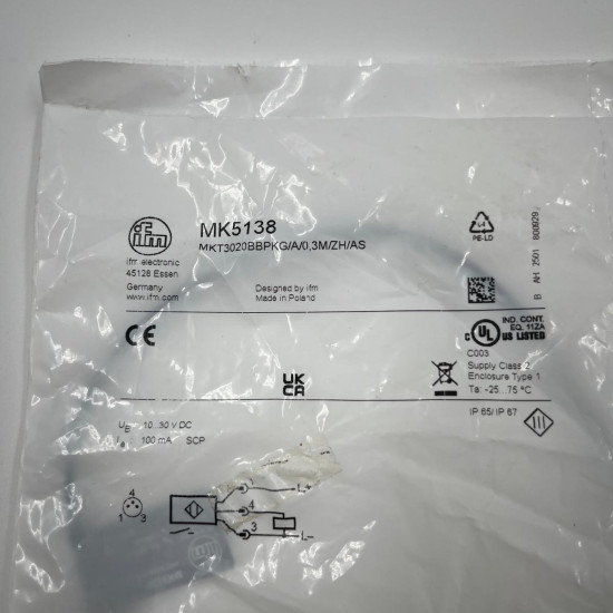 IFM MK5138 Manyetik Silindir Sensörü