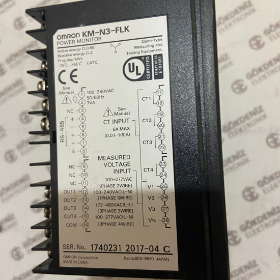 Omron KM-N3-FLK Güç Monitörü 