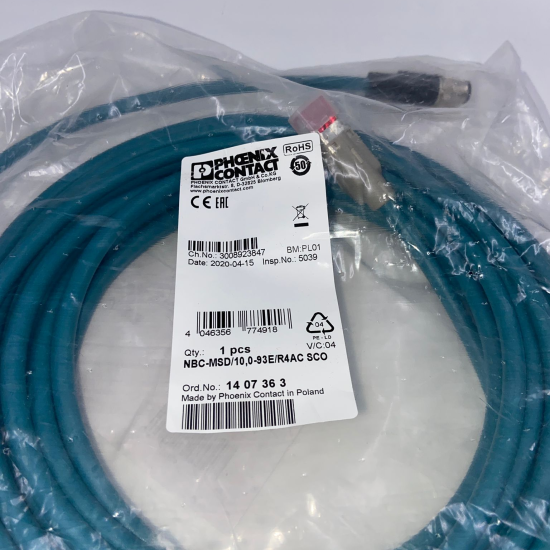 PHOENIX CONTACT NBC-MSD/10,0-93E/R4AC SCO Endüstriyel Ethernet Kablosu (1407363)