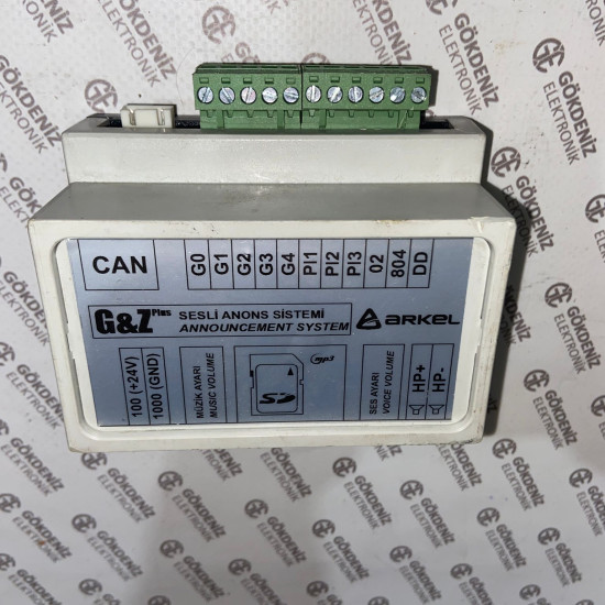 Arkel G&Z Plus Sesli Anons Sistemi