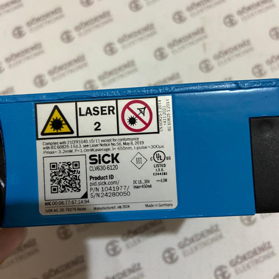SICK CLV630-6120 Endüstriyel Lazer Barkod Okuyucu