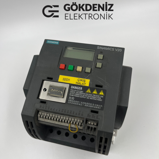 SIEMENS SINAMICS V20 Frekans İnvertörü (1.5 kW / 2 HP)