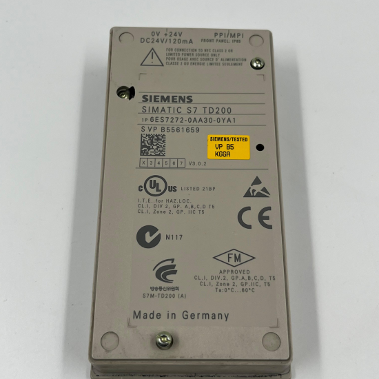 6ES7272-0AA30-0YA1 SIEMENS SIMATIC S7 TD200 Metin Görüntüleme Ünitesi