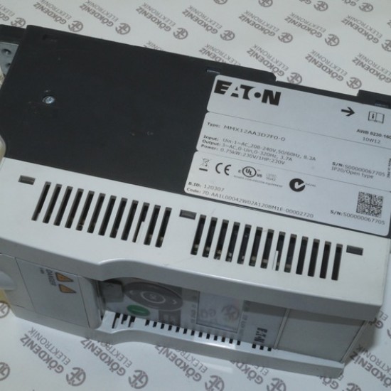 MMX12AA3D7F0-0 EATON 0.75KW SÜRÜCÜ